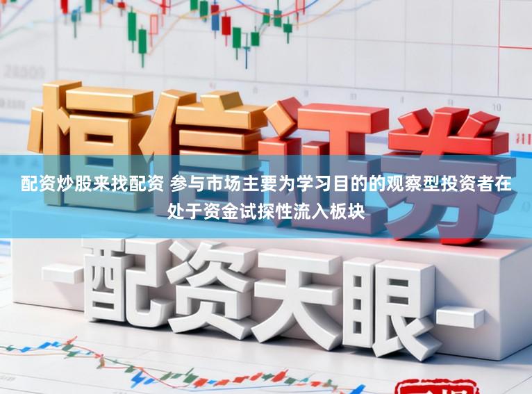 配资炒股来找配资 参与市场主要为学习目的的观察型投资者在处于资金试探性流入板块