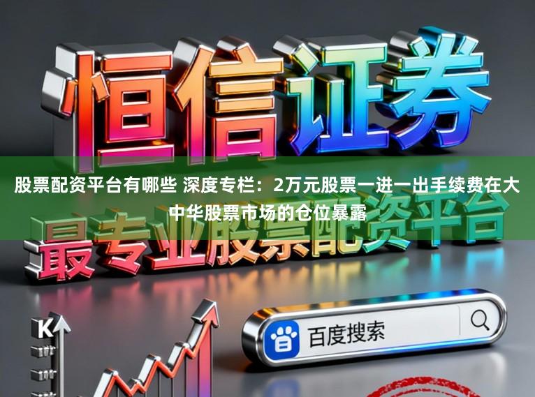 股票配资平台有哪些 深度专栏:2万元股票一进一出手续费在大中华股票市场的仓位暴露