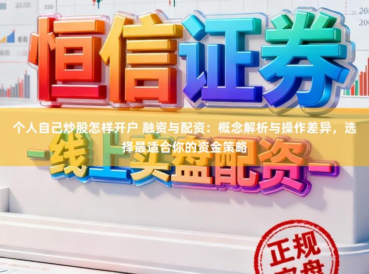 个人自己炒股怎样开户 融资与配资:概念解析与操作差异,选择最适合你的资金策略